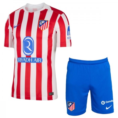 Atlético Madrid Børn Hjemme 2025-26 - Fodboldtrøjer (S/S)
